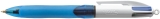 Kugelschreiber 4 Colours GRIP PRO - dokumentenecht, 0,4 mm, hellblau/weiß