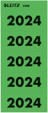 1424 Inhaltsschild 2024 - selbstklebend, 100 Stück, grün