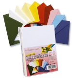 Briefumschlag - C 6, 10 Farben sortiert, 120 g/qm, 50 Stück