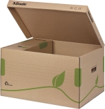 Archivcontainer ECO, mit Deckel, Karton, naturbraun