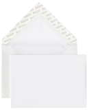 Briefumschlag Prestige - C6, 25 Stück, weiß, mit Wasserzeichen, haftklebend