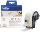 DK-Einzeletiketten Papier - Adress-Etiketten, 29 x 90 mm, 400 Stück, schwarz auf weiß