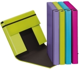 Heftbox Trend - A4, PP, 4 farbig sortiert, Gummizug