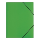 Gummizugmappe Lucy Colours - A4, PP, grün transluzent