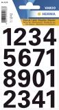 4168 Zahlen 25 mm 0-9 wetterfest Folie schwarz 1 Bl.