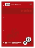 Ringbucheinlage PREMIUM LIN 22 - A4, 90 g/qm, 50 Blatt