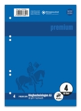 Ringbucheinlage PREMIUM LIN 4 - A5, 90 g/qm, 50 Blatt