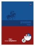Collegeblock Premium LIN 27 + 28 - A4, 80 Blatt, Twice