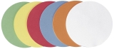 selbstklebende Moderationskarte - Kreis klein, 95 mm, sortiert, 300 Stück