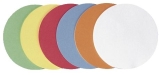 selbstklebende Moderationskarte - Kreis mittel, 140 mm, sortiert, 300 Stück