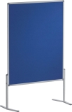 Moderationstafel PRO - 120 x 150 cm, blau/Filz