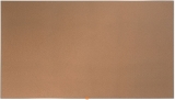 Kork-Notiztafel Impression ProWide85 - 188 x 106 cm, braun