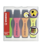 Premium-Textmarker - BOSS EXECUTIVE - 4er Pack - grün, pink, orange, gelb