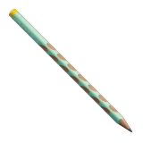 Ergonomischer Dreikant-Bleistift für Linkshänder - EASYgraph in pastellgrün - Einzelstift - Härtegrad HB