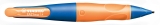 Ergonomischer Druck-Bleistift für Linkshänder - EASYergo 1.4 in ultramarinblau/neonorange - Einzelstift - inklusive 3 dünner Minen - Härtegrad HB