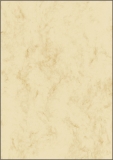 Marmor-Papier, beige, A4, 90 g/qm, 25 Blatt