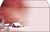 Weihnachts-Umschlag Silent Night - DIN lang (110x220 mm), 50 Umschläge