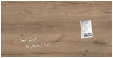 Glas-Magnettafel Artverum - Natural-Wood, 91 x 46 cm