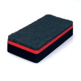 Board-Eraser Reinigungsschwamm - 13 x 6 cm, magnetisch, schwarz