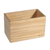 Holz-Aufbewahrungsbox - 13 x 8 cm, beige, magnetisch