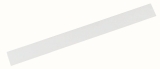 Magnethaftleiste Ferro - 50 x 5 cm, selbstklebend, weiß