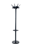 Garderobenständer Caligo - 175 cm, schwarz