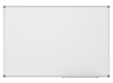 Whiteboard standard Emaille - 150 x 100 cm, grau, magnethaftend, Wandmontage