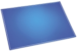 Schreibunterlage DURELLA - 53 x 40 cm, transluzent neonblau