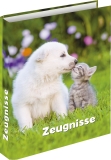 Zeugnisringbuch Hund & Katze - A4, 4 Ring-Mechanik