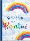 Notizbuch Over the Rainbow - A4, blanko, 96 Blatt