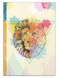 Notizbuch Lion - A4, Hardcover, 96 Blatt, blanko