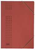 Eckspanner chic A4, für ca. 150 DIN A4-Blätter, mit Eckspannergummi, aus 320 g/m² Karton (RC), rot