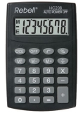 Taschenrechner - Batteriebetrieb, 8-stellig, LCD-Display, schwarz