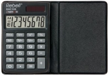 Taschenrechner SHC-108 BX - Solar-/Batteriebetrieb, 8stellig, LC-Display, schwarz