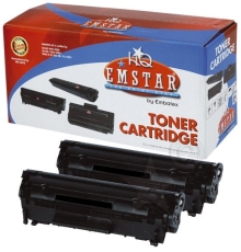 Lasertoner 2ST schwarz EMSTAR H620 Q2612A