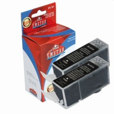 Inkjetpatrone 2ST schwarz EMSTAR C93 PGI-520BK