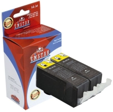 Inkjetpatrone 2ST schwarz EMSTAR C106 Doppelpack