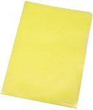 Sichthülle - A4, 120 mym, genarbt gelb, 100 Stück