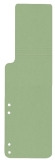 Aktenschwänze - grün, 100 Stück