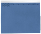 Kanzleihefter A gefalzt - Linksheftung (Behördenheftung), 1 Tasche, 1 Abheftvorrichtung, blau