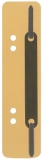 Heftstreifen aus Karton, kurz - gelb, 25 Stück
