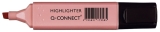 Textmarker - ca. 2 - 5 mm, pastell pink
