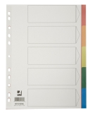 Farbregister - blanko, A4, PP, 5 Blatt + Deckblatt