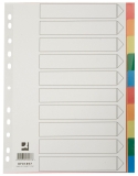 Farbregister - blanko, A4, PP, 10 Blatt + Deckblatt