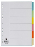 Farbregister - blanko, A4, Manila Karton, 6 Blatt + Deckblatt