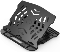 Laptophalter drehbar, Kunststoff, schwarz