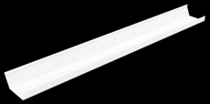 Kabelwanne, 135cm, Stahl, weiß