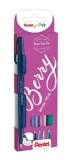 Kalligrafiestift Sign Pen Brush - Pinselspitze, 4er Berry-Set sortiert