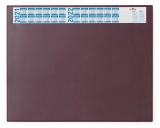 Schreibunterlage mit Jahreskalender - PVC, 650 x 520 mm, rot