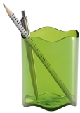 Stifteköcher TREND - 80 x 102 mm, transparent lindgrün